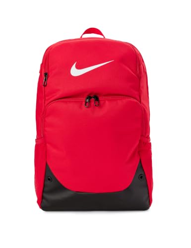 Nike Brasilia Backpack (X-Large), University Red/Black/White, MISC