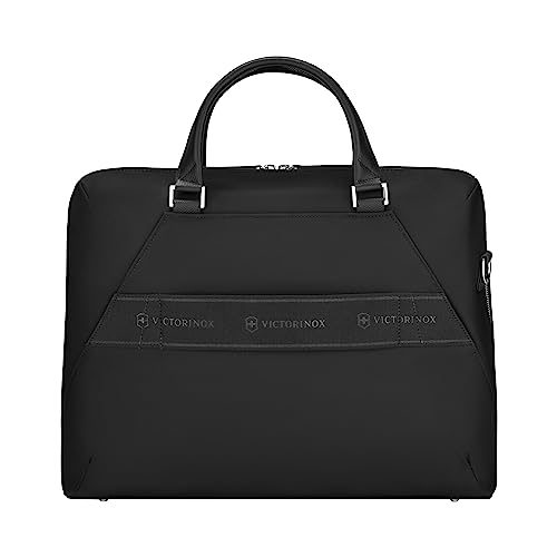 Victorinox Victoria Signature Briefcase - Women's Professional Computer Bag to Hold Laptop & Tablet - Includes Clutch and Detachable Shoulder Strap - 13 Liters, Black