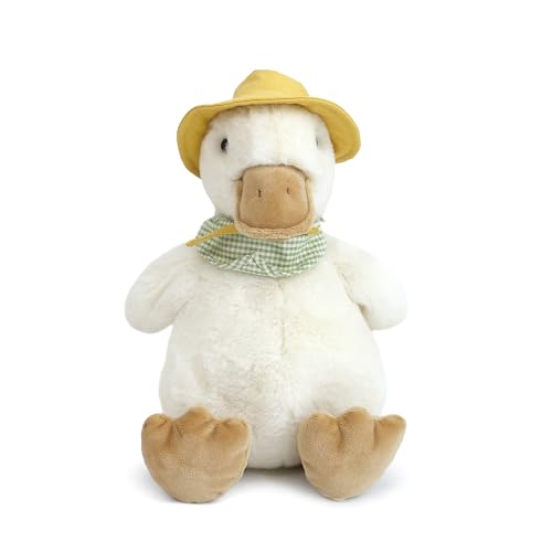 Image of MON AMI Puddles The Duck 13-Inch Stuffed Animal for Boys & Girls | Soft Duck Plush Toy | Playtime Companion | Nursery Décor | Gift for All Ages