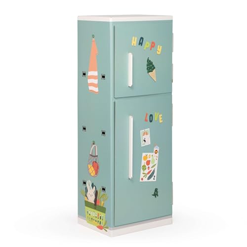 FOLDZILLA Frigo Jouet pour Cuisine Enfant 110 x 41 x 33 cm Réfrigérateur en Carton - Lou