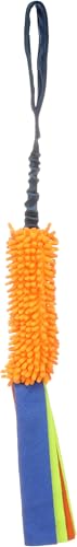 Flamingo Hundespielzeug – Fauxtra Zerrspiel Bungee Chenille – elastischer Griff – Länge 80 cm – Keine Farbauswahl möglich