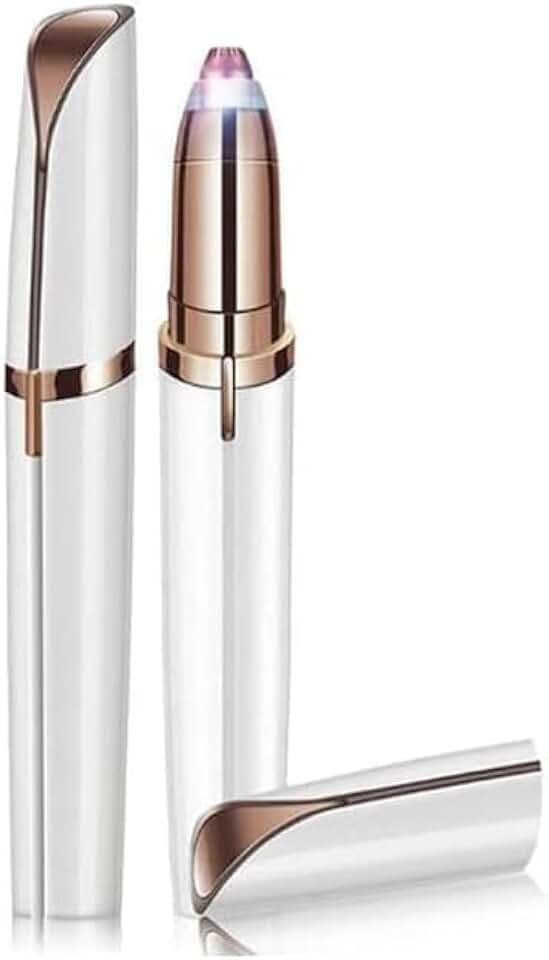 Caneta Depiladora de Sobrancelha Recarregável USB Original – Aparador Elétrico de Precisão para Pelos Faciais Femininos