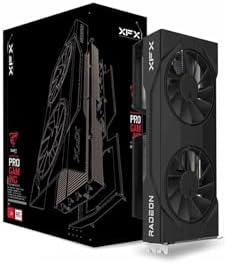 XFX Swift AMD Radeon RX 9060 XT OC Gaming Edition with 16GB GDDR6 HDMI 2xDP, RDNA 4 RX-96TSW16BQ, Graphics Card, Compatible with Desktop PCs