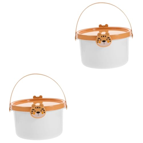 Rangement de blocs de construction efficace grâce au bac compact Yardwe 2 pcs