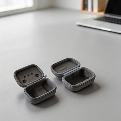 Funda para mini 5 Pro y mando RC-N3 gris con divisor interior 3