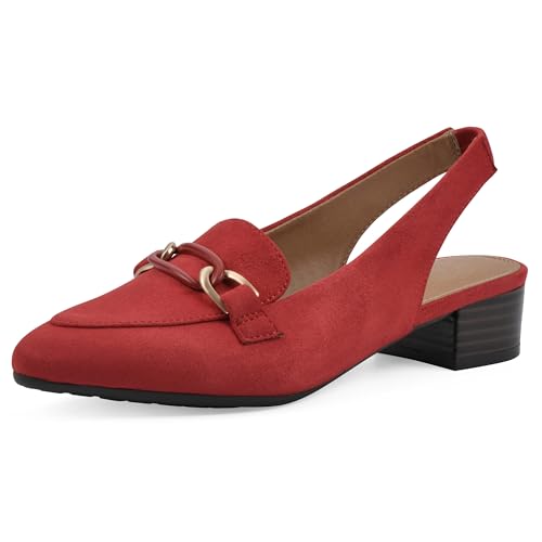 Image of WHITE MOUNTAIN Women's Boreal Low Block Loafer Heel