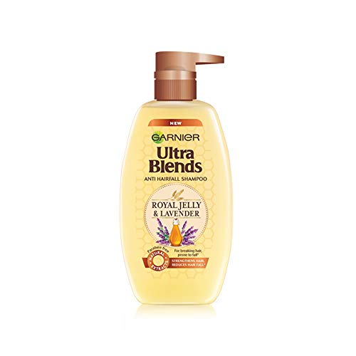 Garnier Ultra Blends Shampoo, Royal Jelly and Lavender, 640ml