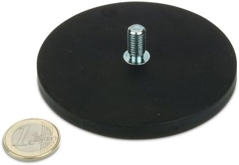 Starkes Magnetsystem Neodym 66 mm gummiert mit Griff - hält 25 kg Starkes Magnetsystem Neodym 66 mm gummiert mit Griff - hält 25 kg