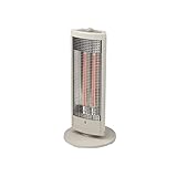 コイズミ(Koizumi) カーボンヒーター 900/450W 3時間自動オフタイマー付き 二重安全転倒スイッチ グレー KKH-0923/H