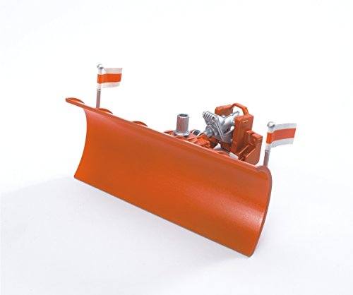 bruder 02582 - Accessoires pour camions Lame de route, chasse-neige, MB Unimog