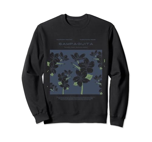 Enchanting Jasmine flower Elegance: A Poetic Journey Sweatshirt