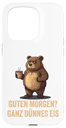 Guten Morgen - �ƂĂ������A�C�X�N���[��(�N�}) - �ʔ����R�[�q�[�f�U�C�� �X�}�z�P�[�X iPhone 15 Pro �p