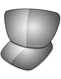Saucer Lentes de repuesto prémium para gafas de sol Oakley Leffingwell OO9100, Alta defensa: metal cromado polarizado, Taille unique