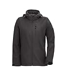 Wäfo Herren Visby Softshelljacke, Schwarz, 4XL EU