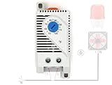 junxuan Attic Ventilator Replacement Thermostat Cooling Thermostat Adjustable Programmable Thermosta