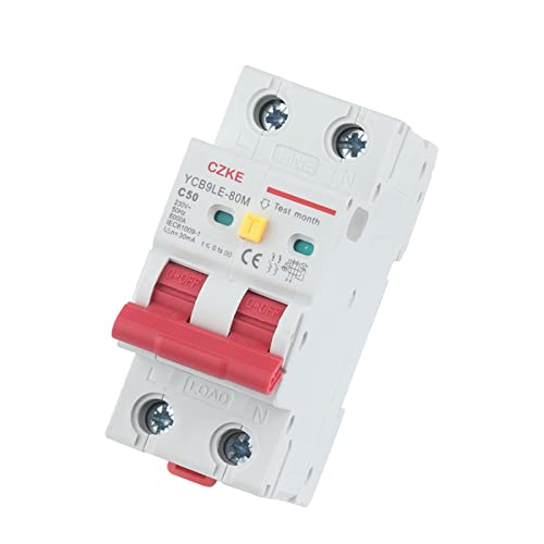 Disjoncteur de fuite 2P pour éviter les pannes de courant et surcharges 63A - 6