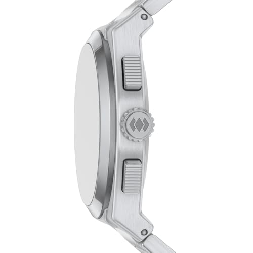 Image of Fossil Everett Silver Quartz Stainless Steel Watch FS6154