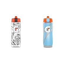 Gatorade Gx زجاجات الضغط 30 أوقية - الرخام الأسود والأزرق الفاتح