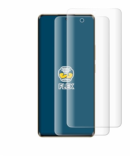 BROTECT 2 Stück Full-Cover Schutzfolie für realme 12 Pro Plus Full-Screen Bildschirmschutz-Folie [3D Curved, Anti-Fingerprint, Kristall-Klar]