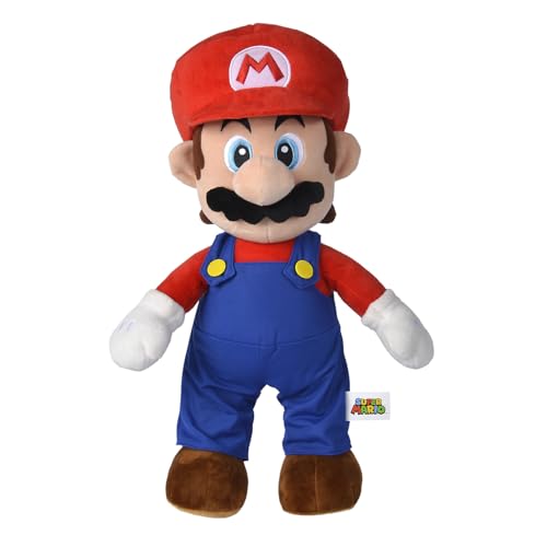 Simba Toys Espanha, S.L. Peluche gigante de Mario Super Mario 50 cm