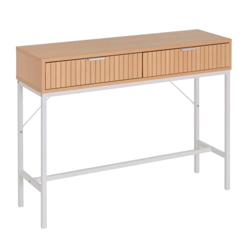 LOLAhome Consola laminada de Metal y MDF