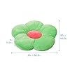 ECR4Kids SoftZone Flower Floor Pillow, Seating Cushion, Bright Green #1