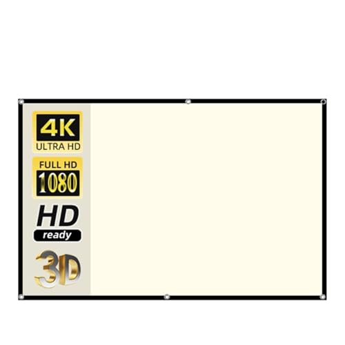 Pantalla proyector de 72 pulgadas para cine en casa y presentaciones de oficina