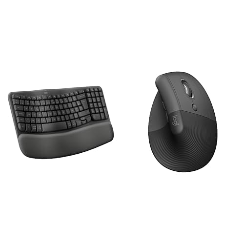 Logitech Wave Keys et souris Lift : pack ergonomique AZERTY sans fil et silencieux