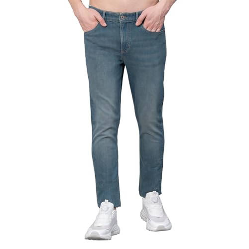 Image of Red Tape Denim Jeans for Men in Medium Blue| Denim Jeans