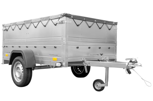 Unitrailer Kippbar 750 kg, Aufbau mit zusätzlichen Bordwänden, Auto 201...