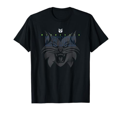 WNBA Official Minnesota Lynx Black in Black T-Shirt