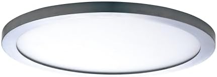 Maxim Lighting 57592WTSN Chip - 15W 1 LED Round Flush Mount-1.25 Inch Tall and 7 Inch Wide, Finish Color: Satin Nickel