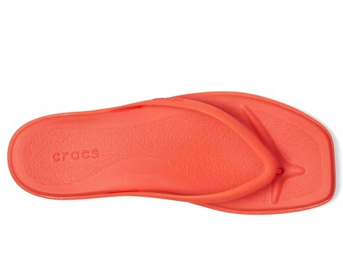 Image of Crocs Women's Miami Flip Flops | Square Toe Flat | 360 Degree Comfort | Croslite Foam Footbed