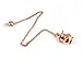 Cone Point with Round Design Copper Metal Pendulum, Healing Dowsing Reiki Chakra Divination Meditation Cronus Pendulum.