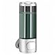 modunful Shampoo Conditioner Dispenser, Shower Dispenser Drill-Free Shampoo Dispenser für Dusche Wandmontierter Badezimmer Shampoo Conditioner Duschgel Dispenser, 1 Kammern 300ml, Silber