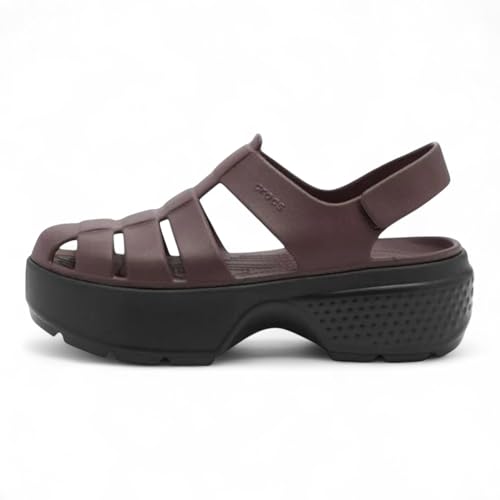 Image of Crocs Unisex Stomp Fisherman Sandal (Mocha, US Footwear Size System, Adult, Women, Numeric, Medium, 9)