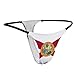 Zakqeik Women's Low Rise Micro T-Back Florida State Flag Thong,Fashion Ladies Underwear Panties for Women Girls S