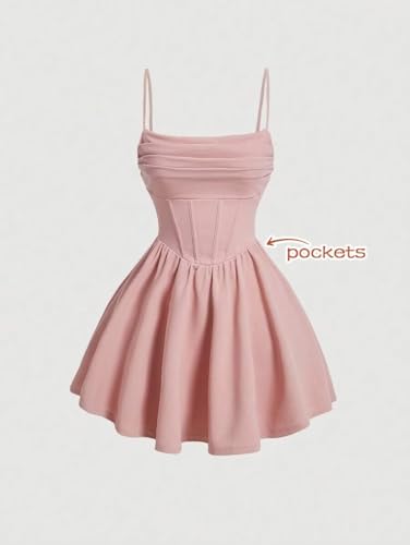 yinyyinhs Spaghetti Straps Chiffon Homecoming Dresses for Teens Short Prom Dress Ruched A-Line Formal Cocktail Party Gowns2