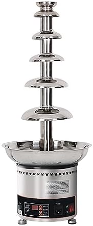 Adjustable Temperature Chocolate Fountain Machine - Durable Stainless Steel, Easy Assembly for Parties, Events & Gatherings - Perfect Dessert Fondue Maker