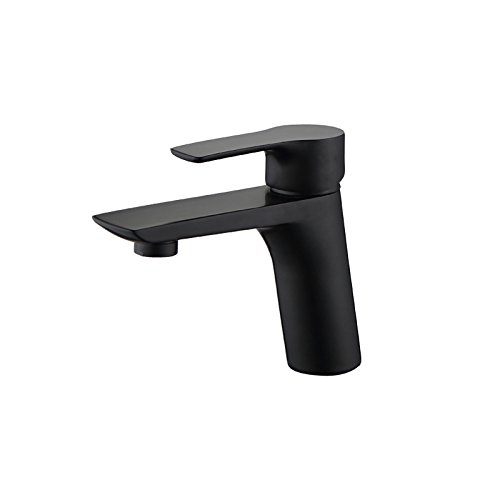 Mitigeur de salle de bain noir pour lavabo et lavage des mains confortable