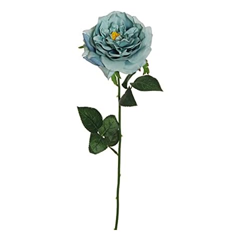 Pandecor Artificial Garden Rose Color Light Blue L. 58 cm Cover