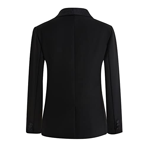 Boys Tuxedo Suit 3 Pieces Kids Formal Slim Fit Suits Set For Wedding Prom Party #TOP3