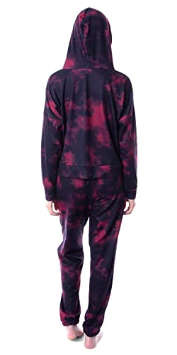 Intimo Harry Potter Womens' Hogwarts Houses Tie Dye Hooded Jogger Set-Gryffindor (Small) #TOP1