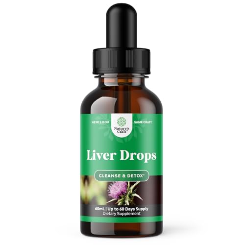 Liver Support Milk Thistle Tincture - Milk Thistle Liquid Herbal Supplement with Astragalus Root for Liver Detox Cleanse and Repair - Liver Cleanse Detox Drops with Shiitake Maitake and Cordyceps