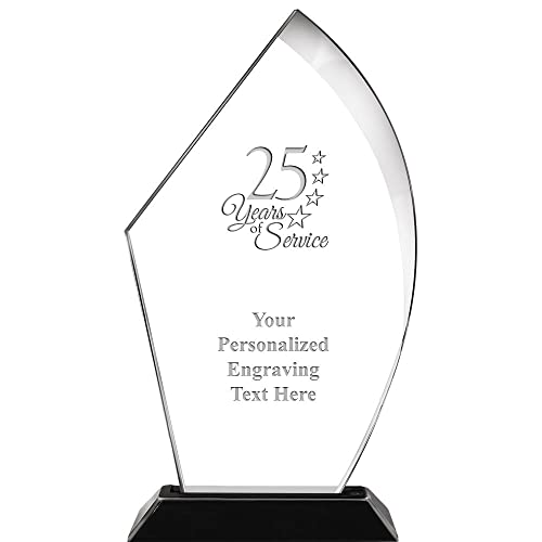 Personalized 7" Engraved 25 Years Of Service Voyage Acrylic Award
