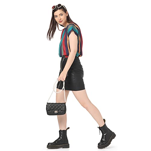 Image of Leriya Fashion Women's Casual Top Shirts Print T-Shirts Basic Summer Women Tops