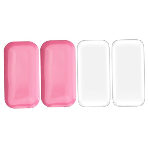 FOMIYES 4pcs Silicone Pads Eyelash Extension Supplies Anti-static Gentle Easy to Clean Salon
