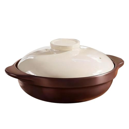 Olla de cerámica con tapa para guisos tradicionales en cocina 2