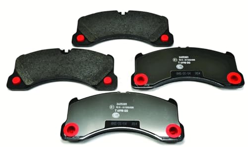 Plaquettes de frein HELLA anti-sifflement avec témoin d'usure pour Porsche