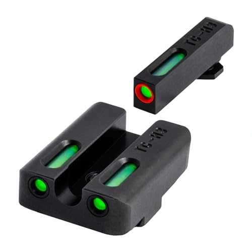 Truglo TFX PRO Handgun Sight, Glowing Shock Proof Tritium and Fiber...